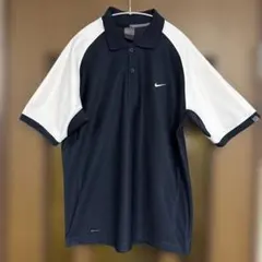 NIKE DRY-FIT ポロシャツ 銀タグ ゴルフ テニス スポーツウェア Ｌ