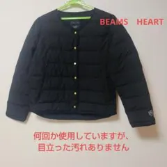 BEAMS HEART ダウンジャケット M ブラックのサムネイル