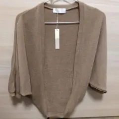 アーベーセーアンフェイス カーディガン ブラウン Мサイズ