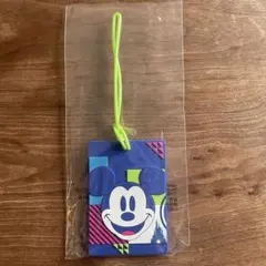 ミッキーマウス カードケース ストラップ　スーツケースタグ