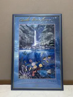 【クリアー様】ラッセン オーシャンサンクチュアリ 絵画 額装 ポスター クリアー様】ラッセン オーシャンサンクチュアリ 絵画 額装 ポスター