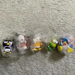 はぴだんぶい キラキラも〜っと⭐︎おうえんフィギュア 5点セット