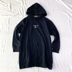 【コンティニューデナイスクラップ】スウェットパーカー 刺繍ロゴ 綿混 長袖 F