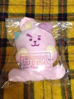 BT21☆ボールチェーンマスコット　COOKY