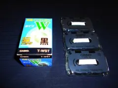★☆カシオ純正 ブラック共通インクリボンタイプW 3個セット ポストランド適用