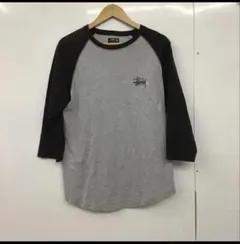 Old Stussy 七分袖カットソー Mサイズ グレー/ブラック 2026年最新】ラグラン 7分袖 stussyの人気アイテム - メルカリ