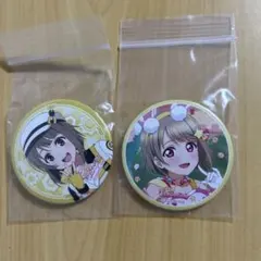ラブライブ 虹ヶ咲学園 中須かすみ8th缶バッジ 中須かすみ① 2種セット