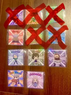 フリーレンマンチョコ　ホログラムステッカー 6枚セット(バラ売り可能)