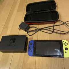 Nintendo Switch 青/黄 本体 充電器付き