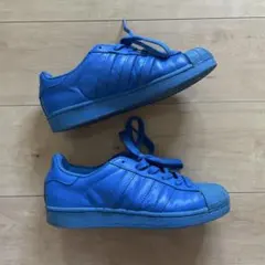 adidas Pharrell Williams スーパースター　スニーカー　青