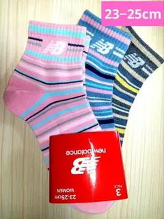 ①23−25cm New Balanceニューバランス レディースソックスのサムネイル