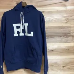 【入手困難】 ラルフローレン　パーカー　フーディーRLロゴPOLO ネイビー　M