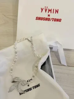 shushutong x Yvmin リボン チョーカー ネックレス 18K - メルカリ