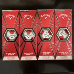 Callaway Chrome Soft ゴルフボール 4個セット