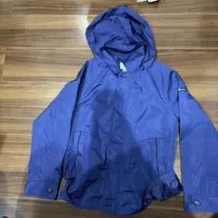 紫色 フード付きジャケット