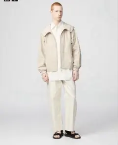 ユニクロ　ユニクロユー　ワイドフィットチノ NATURAL 79cm