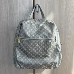 GHERARDINIグレーとホワイトのパターン リュックサック☆極美品