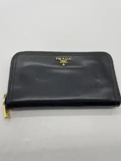 PRADA プラダ サフィアーノレザー ラウンドファスナー 長財布