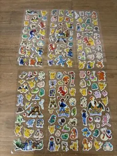ぷくぷく ポケモン ステッカーセット　6枚