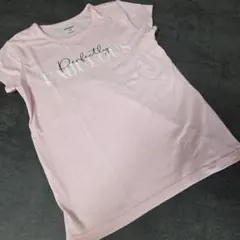 ピンク 半袖Tシャツ　three likes　140のサムネイル