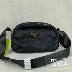 非売品 ブラックナイロンショルダーバッグ