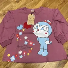 アンパンマン キッズ カットソー 110cm パープル