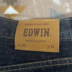 EDWIN ブラックデニム