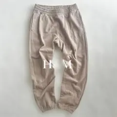 H&M エイチアンドエム スウェットパンツ ブラウン M メンズ