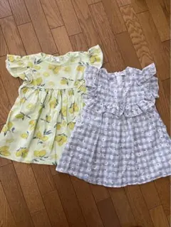 ワンピース 2枚セットSLIP SLAP 80cmとSHEIN 18-24M