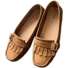 UGG レディース　フラットシューズ／ローファー　キャメル　24.5cm