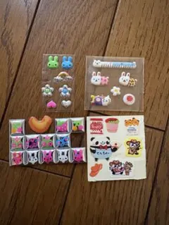 平成レトロ　当時モノ　キャラクターシールセット