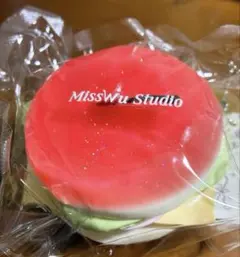 MissWu ミスウー スクイーズ りんご リンゴ クリア ハンバーガー