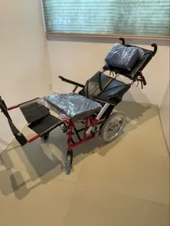 【新品未使用】カワムラサイクル 車椅子 リクライニング KPF16-40(42)のサムネイル