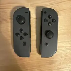 Joy-Con グレー(ジャンク品)+ コントローラー 黒 + ストラップ
