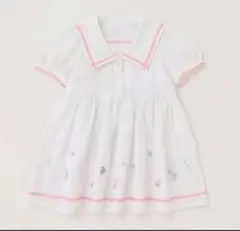 メゾピアノ チュール切替パンジー ワンピース130 新品 - メルカリ