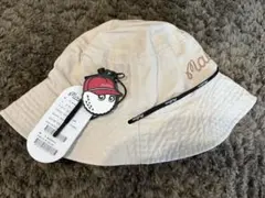 malbon バケットハット ホワイト