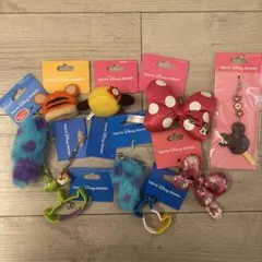 ディズニーキャラクター ストラップ・メモ　セット