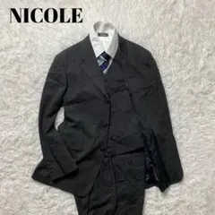 NICOLE ニコル　スーツ　セットアップ　メンズ　スリーピース　ヘリンボーンのサムネイル