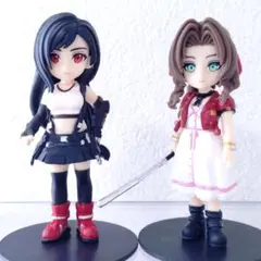 FF7 ティファ エアリス ディフォルメ & リアル頭身 フィギュア 4体セット