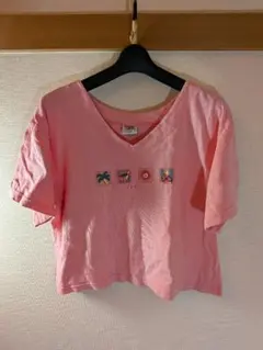Crazy Shirts Hawaii Vネック Tシャツ ピンクのサムネイル