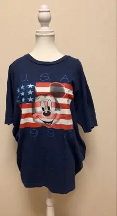 1996年 USA製 ディズニー デザイン Tシャツ 25周年記念ミッキーマウス