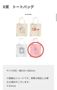 ベイマックスハッピーくじ（2024年）D賞トートバッグ