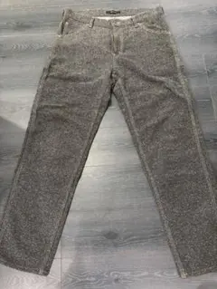 Johnbull グレーウール混紡パンツ　LL size 日本製