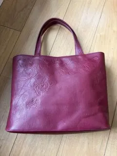 廃盤 レア物Jean Paul GAULTIER ゴルチエ ローズ型押し レッド - メルカリ