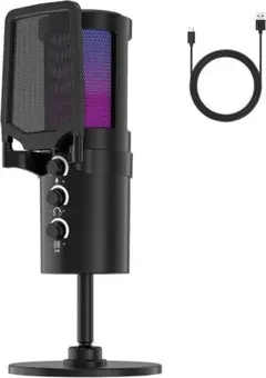 USB コンデンサーマイク マイク　会議　ゲーミング