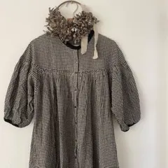 samansa mos2 ✿ 配色ギャザーワンピース