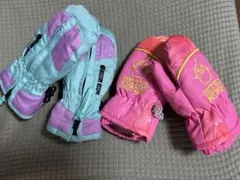 UNITED MOTION 子供用グローブ 水色 ピンク