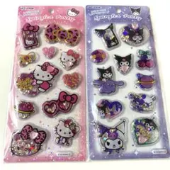 サンリオ　スパンコール　パーティー　キティ　クロミ　シャカシャカ　ヒョウ柄キティ