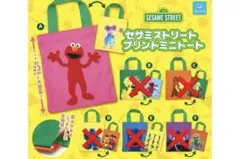 【新品未使用】セサミストリート プリントミニトートA エルモ　アビー