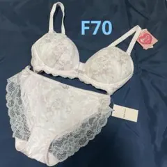 F70/L 運命のブラ　ノンワイヤー　チュチュアンナ　ピンク　ブラショーツセット